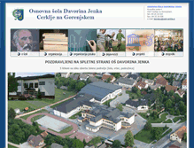 Tablet Screenshot of osdj-cerklje.si